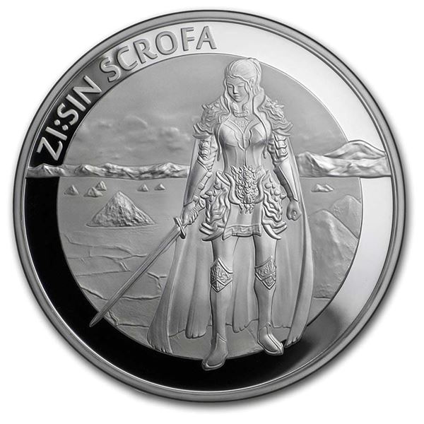 2019 South Korea 1 oz Silver ZI:SIN Scrofa Proof