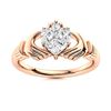Image 1 : Natural 1.54 CTW Diamond Solitaire Ring 14K Rose Gold