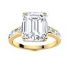 Image 1 : Natural 10.72 CTW Topaz & Diamond Engagement Ring 14K Yellow Gold