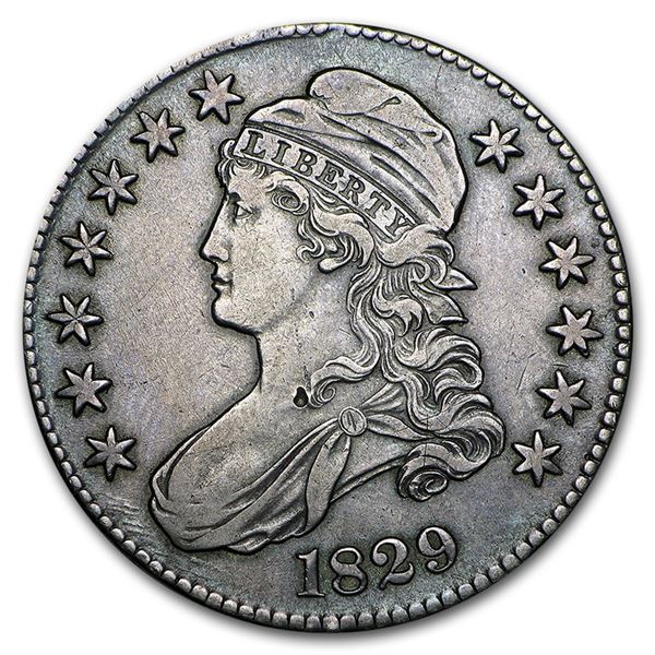1829 Capped Bust Half Dollar XF