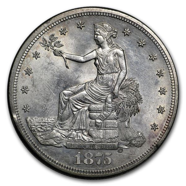 1875-S Trade Dollar BU