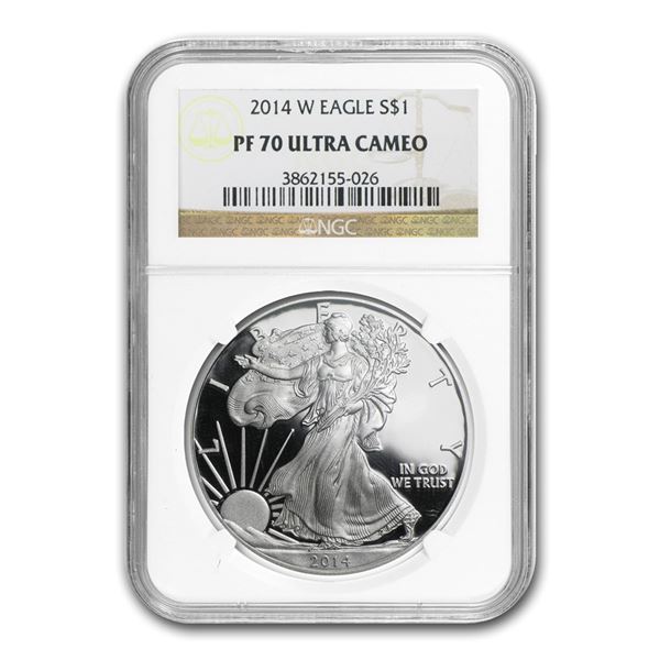 2014-W Proof Silver American Eagle PF-70 NGC