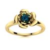 Image 1 : Natural 0.11 CTW Topaz Solitaire Ring 14K Yellow Gold