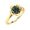 Image 2 : Natural 0.11 CTW Topaz Solitaire Ring 14K Yellow Gold