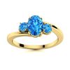 Image 1 : Natural 1.24 CTW Topaz Solitaire Ring 14K Yellow Gold