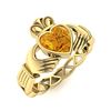 Image 2 : Natural 1.56 CTW Citrine Solitaire Ring 18K Yellow Gold