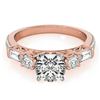 Image 1 : Natural 2 ctw Diamond Pave Ring 14k Rose Gold