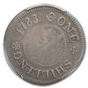 Image 2 : 1783 Chalmers Shilling Short Worm Colonial Fine-12 PCGS