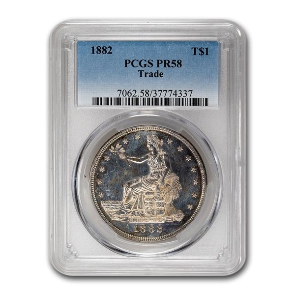 1882 Trade Dollar PR-58 PCGS