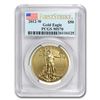 Image 1 : 2012-W 1 oz Burnished Gold Eagle MS-70 PCGS (FirstStrike®)