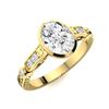 Image 2 : Natural 1.32 CTW Diamond Solitaire Ring 14K Yellow Gold