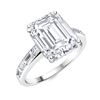 Image 2 : Natural 0.94 CTW Diamond Solitaire Ring 18K White Gold