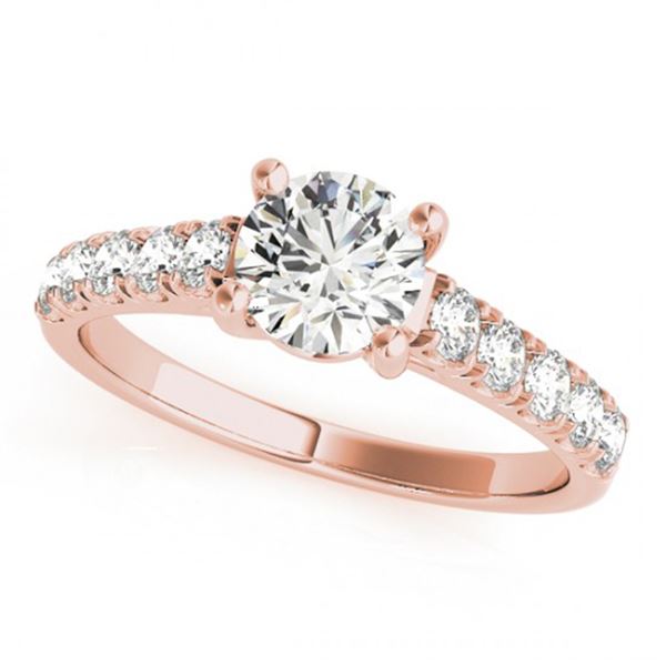 Natural 2.1 ctw Diamond Ring 14k Rose Gold