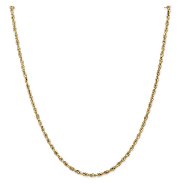 10k Yellow Gold 2.8 mm Semi-Solid Rope Chain - 28 in.