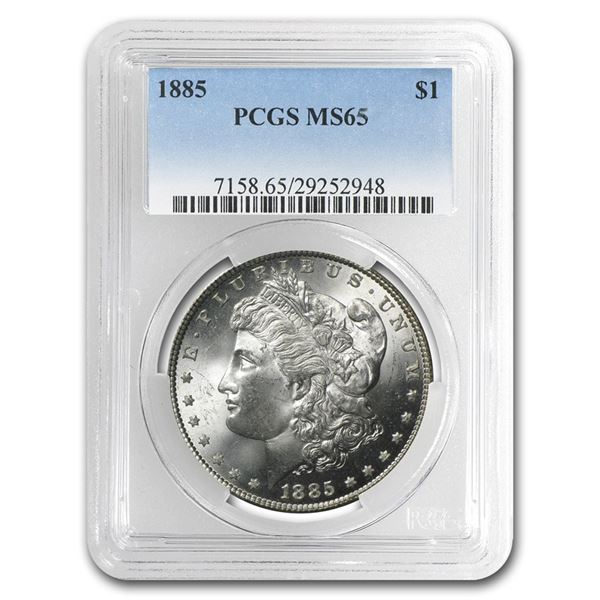 1885 Morgan Dollar MS-65 PCGS