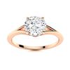 Image 1 : Natural 1.86 CTW Diamond Solitaire Ring 14K Rose Gold