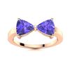 Image 1 : Natural 1.98 CTW Tanzanite Solitaire Ring 18K Rose Gold