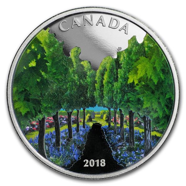 2018 Canada 1 oz Silver $20 Maple Tree Tunnel