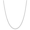 Image 1 : 14k White Gold 1.67 mm Cable Chain Necklace - 16 in.