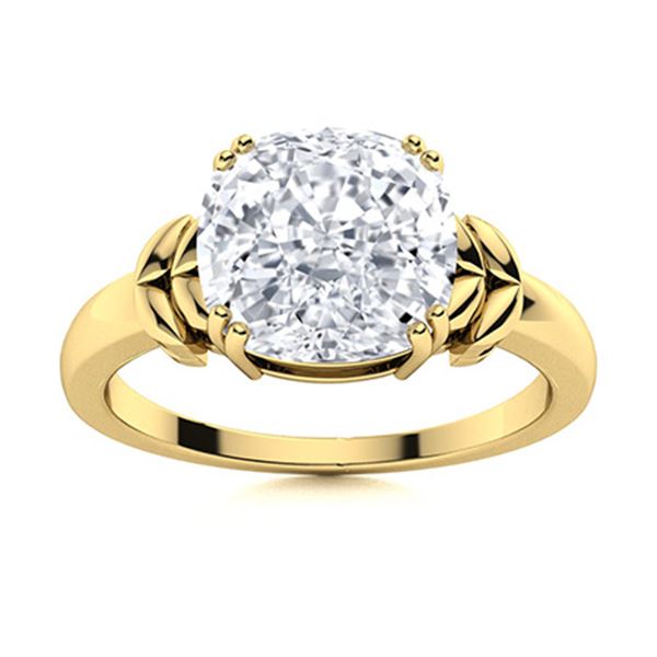 Natural 1.42 CTW Topaz Solitaire Ring 14K Yellow Gold