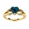 Image 1 : Natural 0.89 CTW Topaz Solitaire Ring 14K Yellow Gold