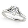 Image 1 : Natural 1.25 ctw Diamond Solitaire Ring 14k White Gold