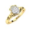 Image 2 : Natural 0.84 CTW Diamond Solitaire Ring 14K Yellow Gold