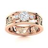 Image 1 : Natural 0.53 CTW Diamond Solitaire Ring 18K Rose Gold