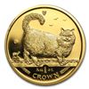 Image 1 : 1998 Isle of Man 1 oz Gold Birman Cat BU