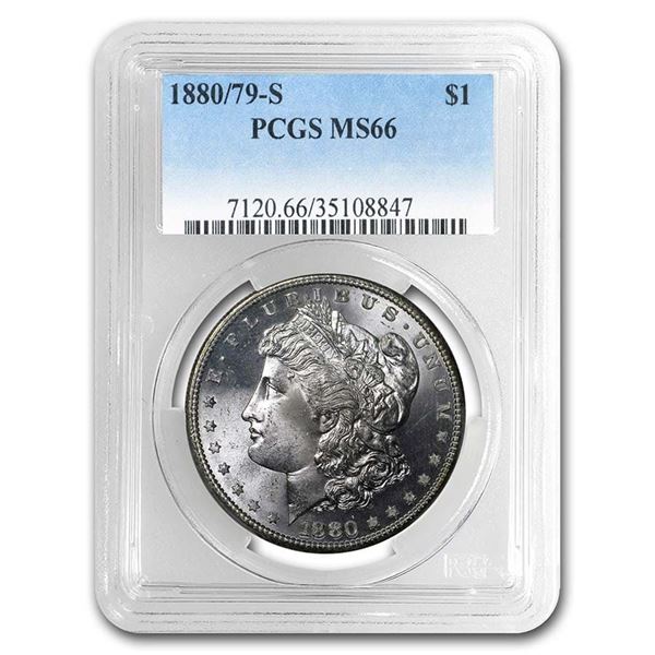 1880/79-S Morgan Dollar MS-66 PCGS