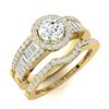 Image 2 : Natural 1.43 CTW Diamond Solitaire Ring 14K Yellow Gold