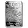 Image 2 : 2 oz Silver Color Proof Bar - WWII Iconic War Posters: The Fight