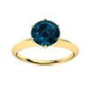 Image 1 : Natural 1.41 CTW Topaz Solitaire Ring 14K Yellow Gold