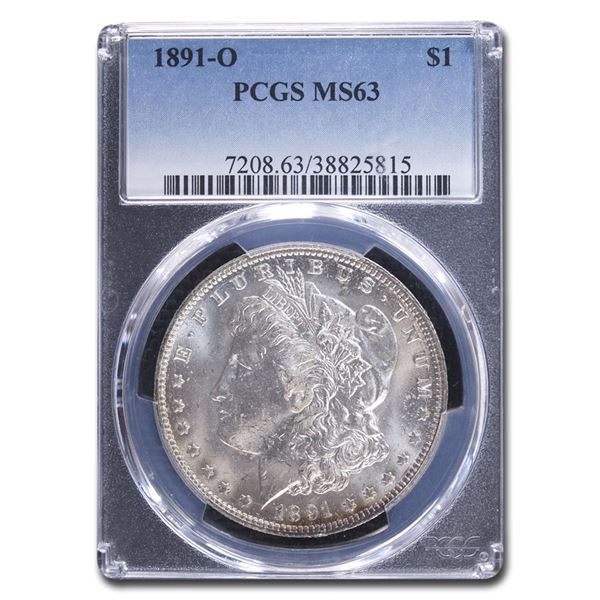 1891-O Morgan Dollar MS-63 PCGS