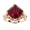 Image 1 : Natural 2.97 CTW Ruby Solitaire Ring 18K Rose Gold