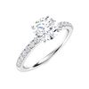 Image 2 : Natural 2.11 CTW Diamond Solitaire Ring 14K White Gold