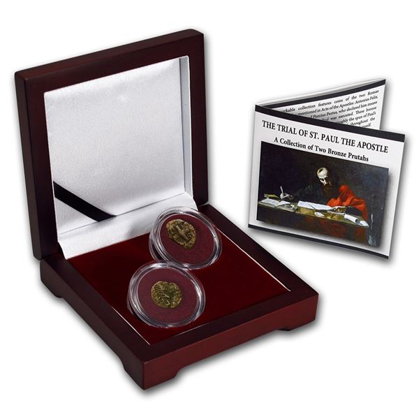 Judea Bronze 2-Coin Collection The Trial of St. Paul the Apostle