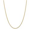 Image 2 : 14k Yellow Gold 2.25 mm Regular Rope Chain - 28 in.