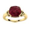 Image 1 : Natural 1.52 CTW Ruby Solitaire Ring 18K Yellow Gold