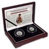 Image 1 : 1938 Yugoslavia 2-Coin 20 & 50 Dinara Peter II Set