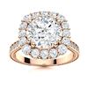 Image 1 : Natural 2.58 CTW Diamond Solitaire Ring 18K Rose Gold