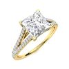 Image 2 : Natural 1.02 CTW Diamond Solitaire Ring 18K Yellow Gold