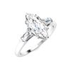 Image 2 : Natural 1.82 CTW Diamond Solitaire Ring 18K White Gold
