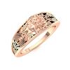 Image 2 : Natural 0.71 CTW Morganite Solitaire Ring 14K Rose Gold