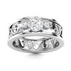 Image 1 : Natural 0.53 CTW Diamond Solitaire Ring 18K White Gold