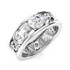 Image 2 : Natural 0.53 CTW Diamond Solitaire Ring 18K White Gold