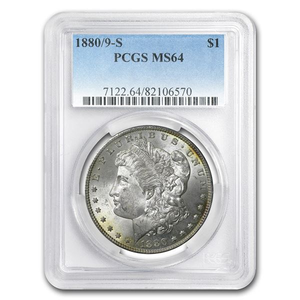 1880/9-S Morgan Dollar MS-64 PCGS