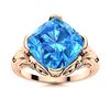 Image 1 : Natural 2.86 CTW Topaz Solitaire Ring 14K Rose Gold