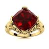 Image 1 : Natural 2.91 CTW Garnet Solitaire Ring 14K Yellow Gold