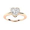 Image 1 : Natural 0.90 CTW Topaz Solitaire Ring 18K Rose Gold